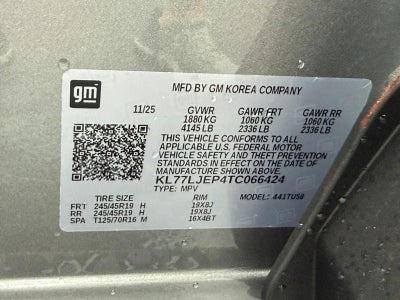 2026 Chevrolet Trax FWD 4dr 2RS