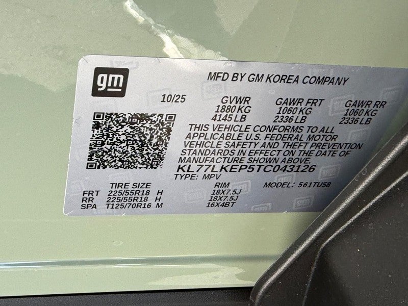 2026 Chevrolet Trax FWD 4dr ACTIV