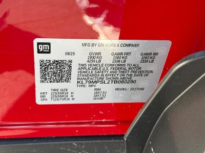 2026 Chevrolet TrailBlazer FWD 4dr LT