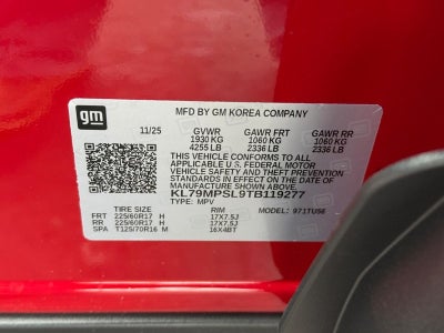 2026 Chevrolet TrailBlazer FWD 4dr LT