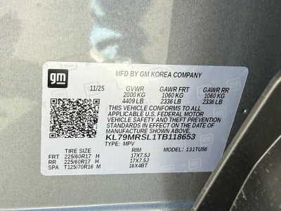 2026 Chevrolet TrailBlazer AWD 4dr LT