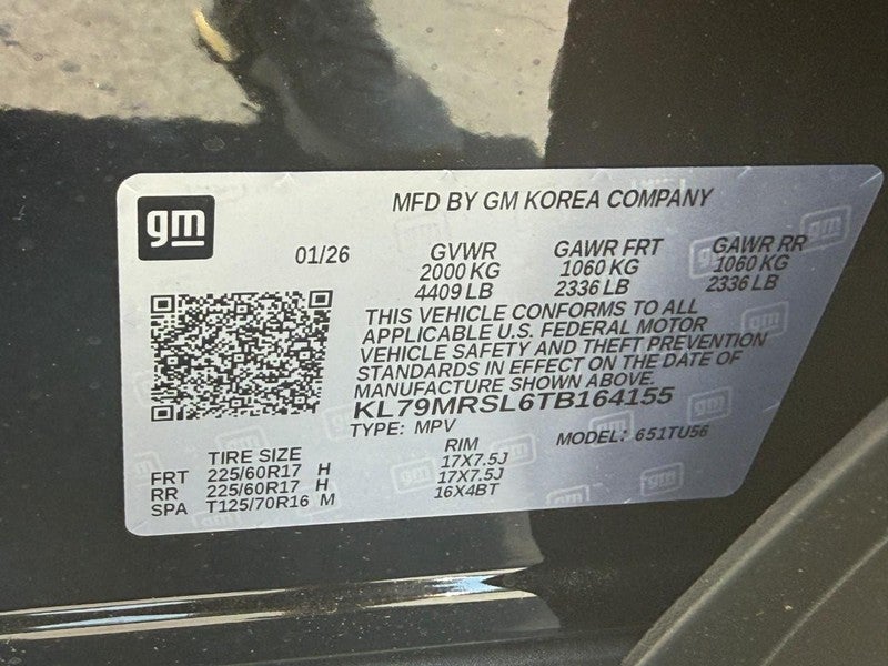 2026 Chevrolet TrailBlazer AWD 4dr LT