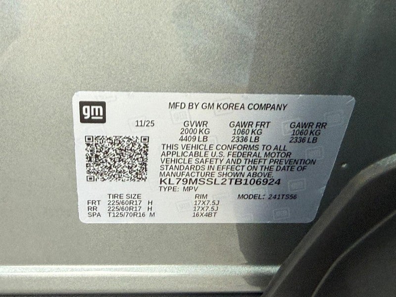 2026 Chevrolet TrailBlazer AWD 4dr ACTIV