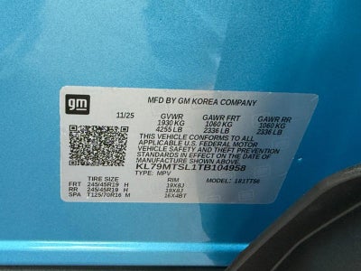 2026 Chevrolet TrailBlazer FWD 4dr RS