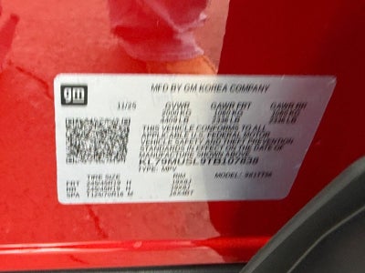 2026 Chevrolet TrailBlazer AWD 4dr RS