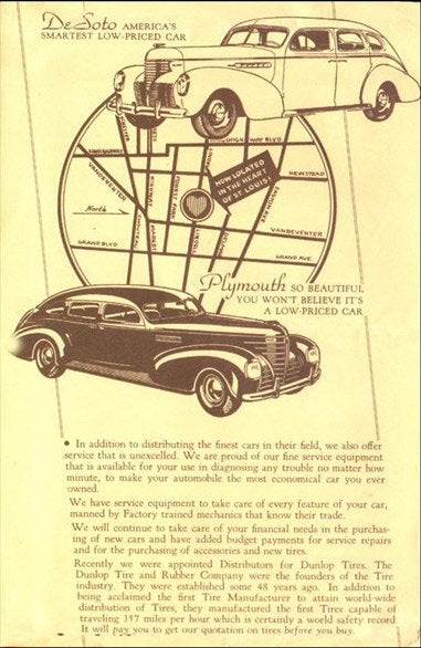 Vintage Plymouth Automotive Poster