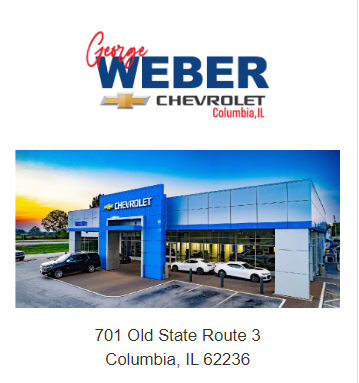 New Specials at Weber Chevrolet in Columbia