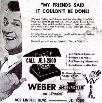 1950s Automotive Poster