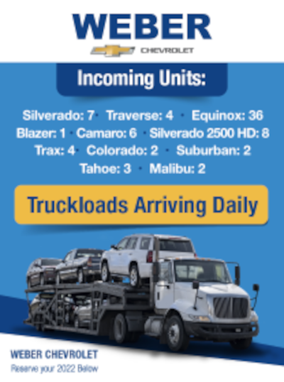 Reserve your Chevrolet